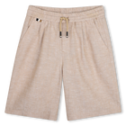 Bermudas de lino BOSS 
                    NI&Ntilde;O