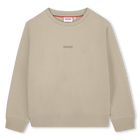 Sudadera de cuello redondo, BEIG, hi-res