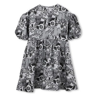 Vestido con mangas globo KENZO KIDS NI&Ntilde;A