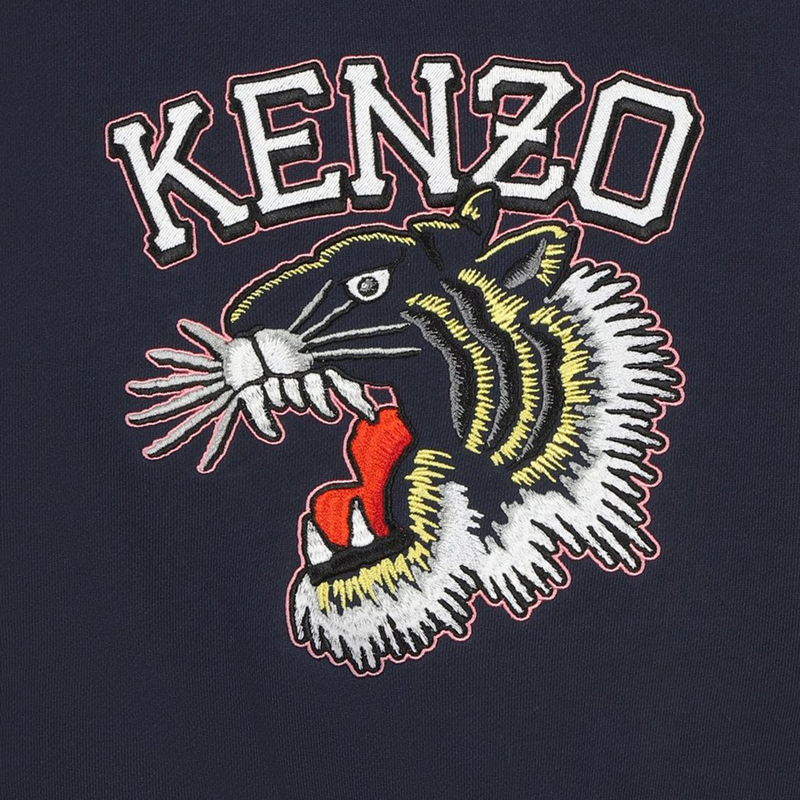 Sudadera de algod&oacute;n bordada KENZO KIDS 
                        NI&Ntilde;A