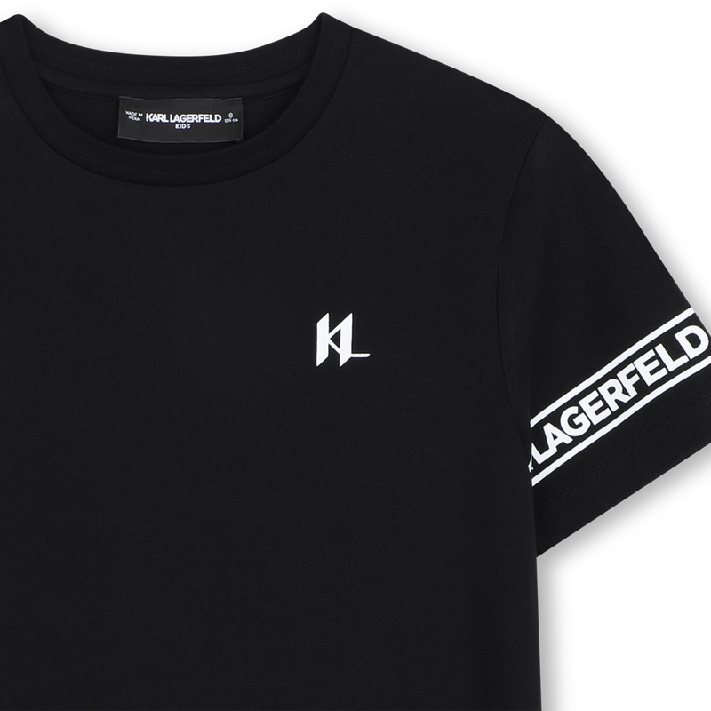 Camiseta de mangas cortas KARL LAGERFELD KIDS 
                        NI&Ntilde;O