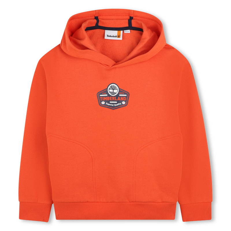Sudadera con capucha de vell&oacute;n TIMBERLAND 
                        NI&Ntilde;O