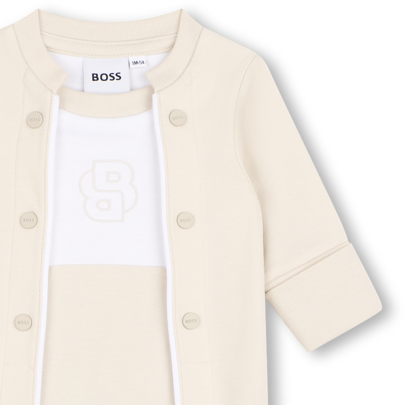 PIJAMA CON CIERRE A PRESI&Oacute;N BOSS 
                        NI&Ntilde;O