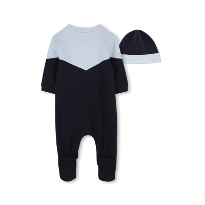 Pijama y gorro de mulet&oacute;n BOSS NI&Ntilde;O