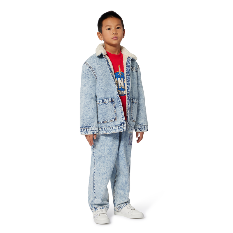 Chaqueta reversible con botones autom&aacute;ticos KENZO KIDS 
                        NI&Ntilde;O