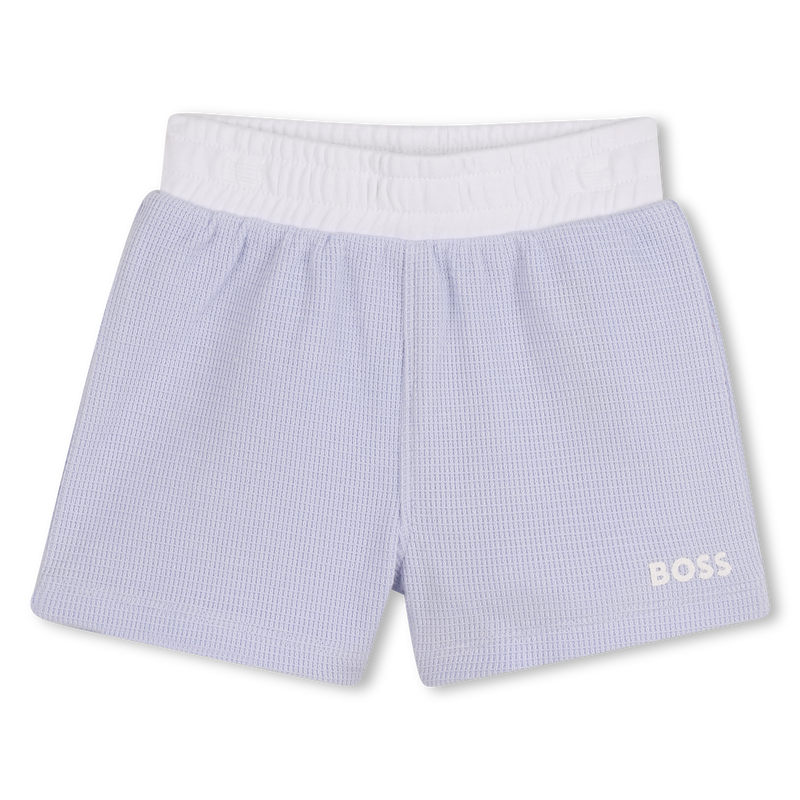 CONJUNTO POLO + PANTAL&Oacute;N CORTO BOSS 
                        NI&Ntilde;O