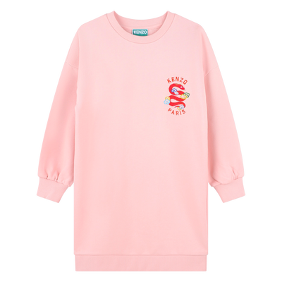 Vestido recto con bordados KENZO KIDS NI&Ntilde;A