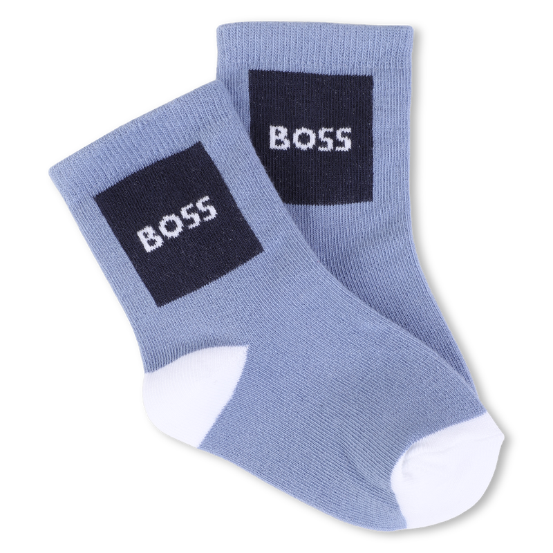 JUEGO DE 3 PARES DE CALCETINES BOSS 
                        NI&Ntilde;O