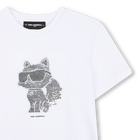 Camiseta de manga corta KARL LAGERFELD KIDS 
                    NI&Ntilde;A