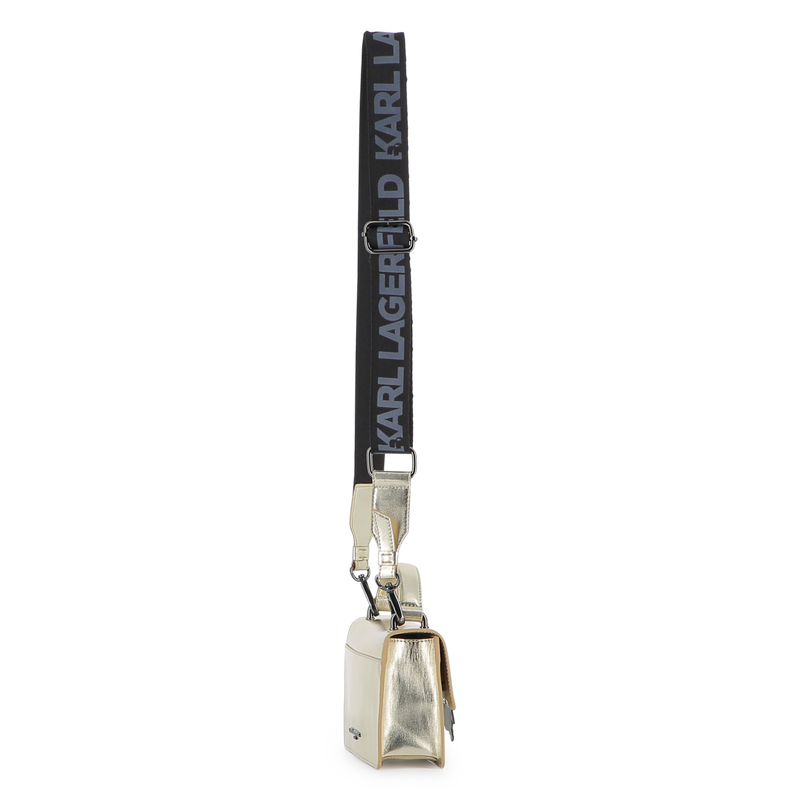 Bolso de mano en tejido recubierto de grano fino KARL LARGERFELD KIDS 
                        NI&Ntilde;A