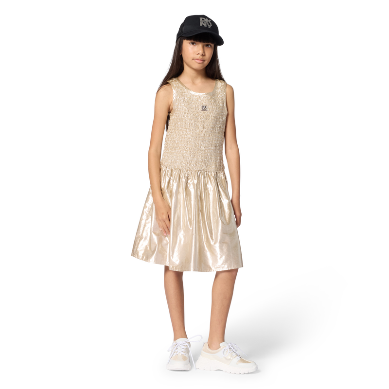 VESTIDO DE TIRANTES DKNY 
                        NI&Ntilde;A