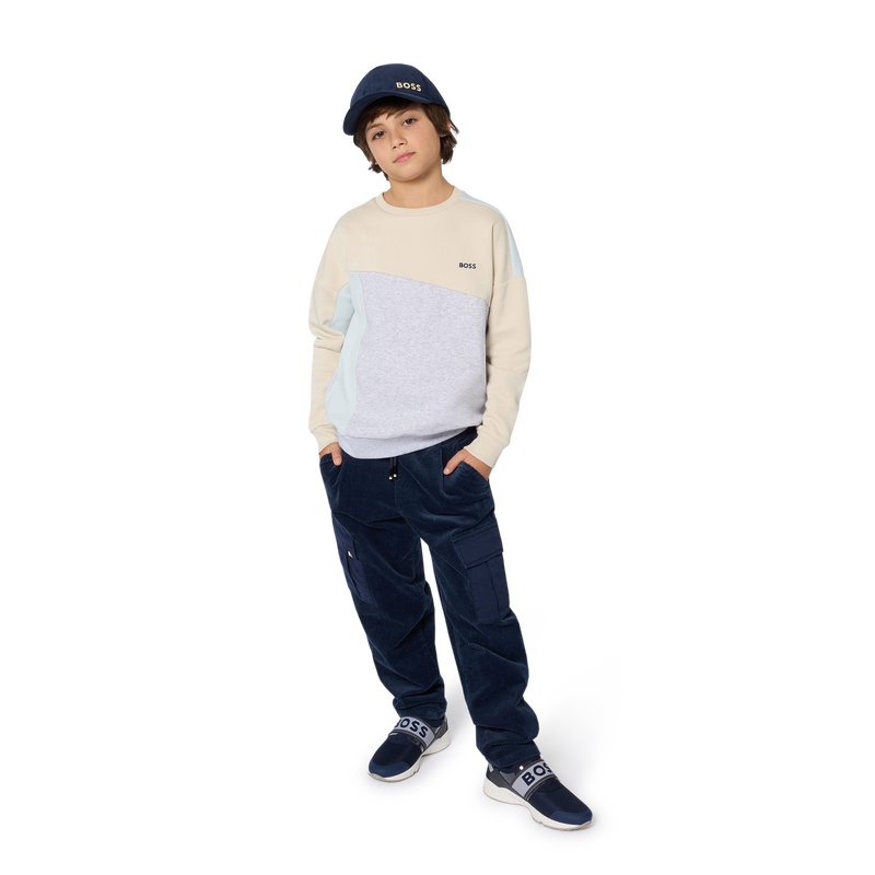 Sudadera de cuello redondo BOSS 
                        NI&Ntilde;O