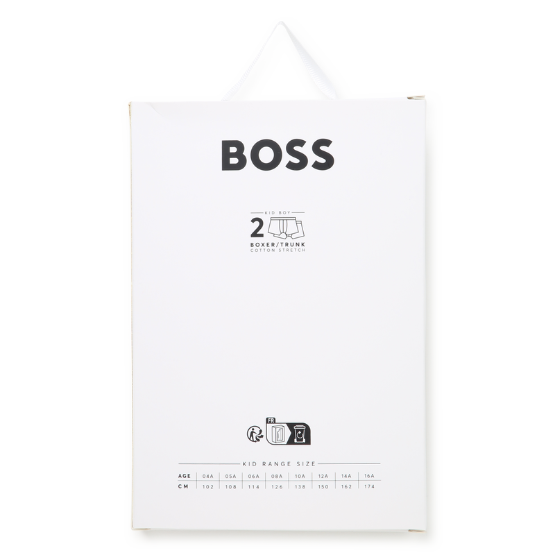 Pack de 2 calzoncillos b&oacute;xer BOSS 
                        NI&Ntilde;O