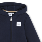 Sudadera jogging con cierre de cremallera BOSS 
                    NI&Ntilde;O