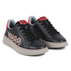 Deportivas de piel y cordones HUGO 
                    NI&Ntilde;O