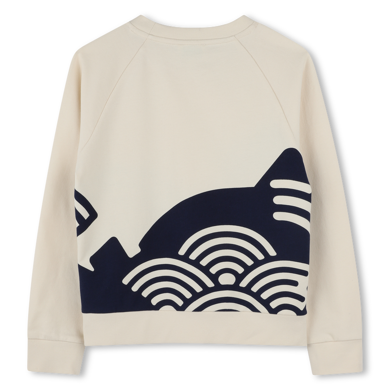 Su&eacute;ter de mulet&oacute;n de algod&oacute;n KENZO KIDS 
                        NI&Ntilde;O