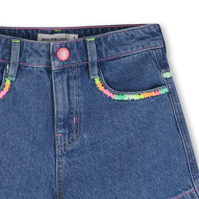 SHORTS DE MEZCLILLA BILLIEBLUSH 
                        NI&Ntilde;A