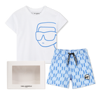 Conjunto pantal&oacute;n y camiseta KARL LAGERFELD KIDS 
                    NI&Ntilde;O