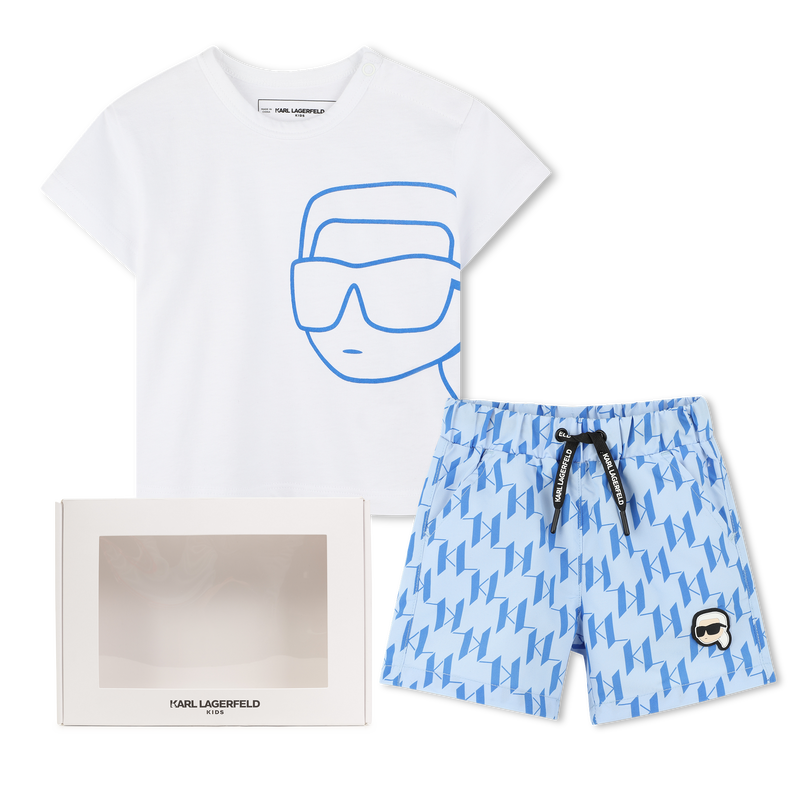 Conjunto pantal&oacute;n y camiseta KARL LAGERFELD KIDS 
                        NI&Ntilde;O