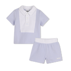 Conjunto polo + pantal&oacute;n corto BOSS 
                    NI&Ntilde;O