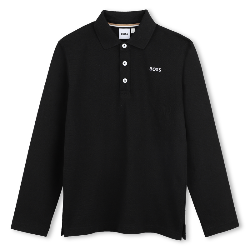 Polo de manga larga BOSS 
                        NI&Ntilde;O