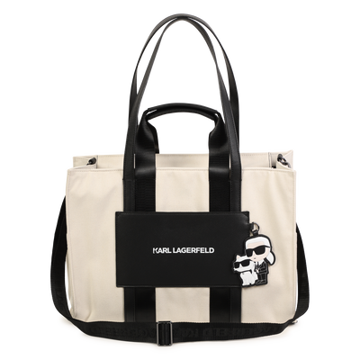 Bolso cambiador con parche KARL LAGERFELD KIDS UNISEXO