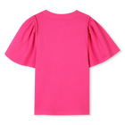 Camiseta lisa de manga corta KENZO KIDS 
                    NI&Ntilde;A