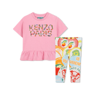 Camiseta y leggings de algod&oacute;n KENZO KIDS 
                    NI&Ntilde;A
