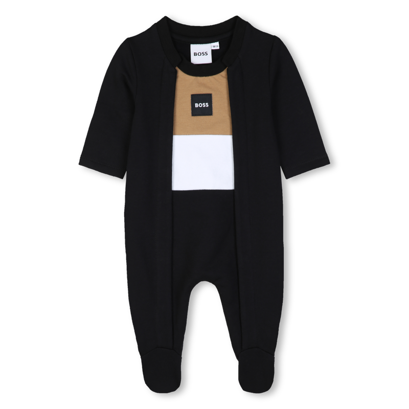 Conjunto de pijama, gorro y babero. BOSS 
                        NI&Ntilde;O