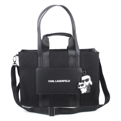 Bolso cambiador con parche KARL LAGERFELD KIDS UNISEXO