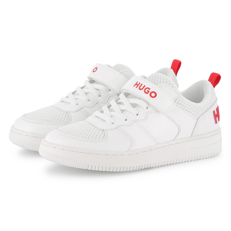 Deportivas cordones y velcro HUGO 
                        NI&Ntilde;O