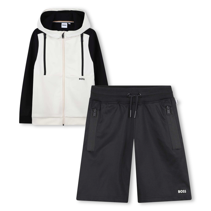 Conjunto chaqueta y pantal&oacute;n BOSS 
                        NI&Ntilde;O