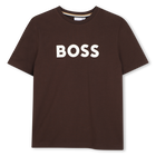 Camiseta de mangas cortas, MARRON, hi-res