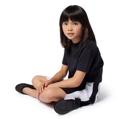 Camiseta corta con estr&aacute;s MARC JACOBS NI&Ntilde;A