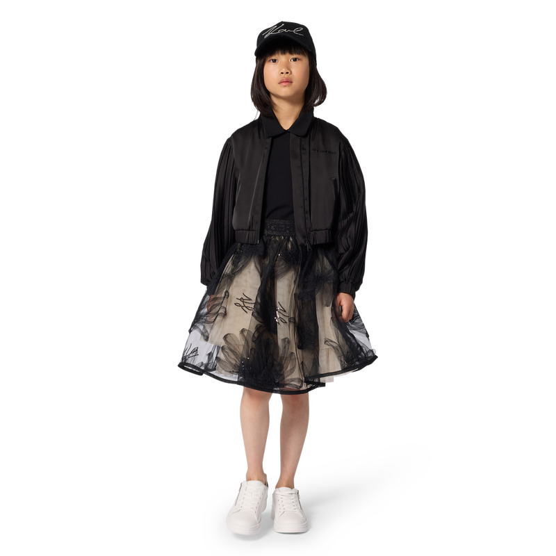 Chaqueta de manga plisada KARL LAGERFELD KIDS 
                        NI&Ntilde;A
