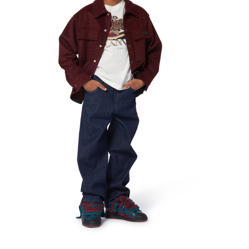 Sobrecamisa en polar estampada LANVIN 
                        NI&Ntilde;O