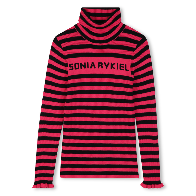 Jersey de punto de cuello alto SONIA RYKIEL 
                        NI&Ntilde;A