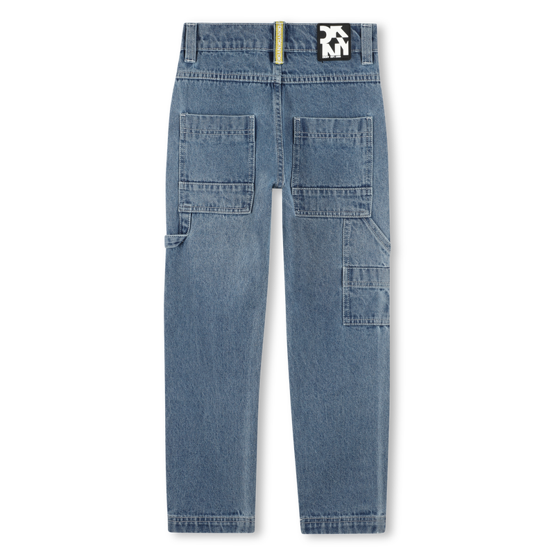 Vaquero de cintura ajustable DKNY 
                        UNISEXO