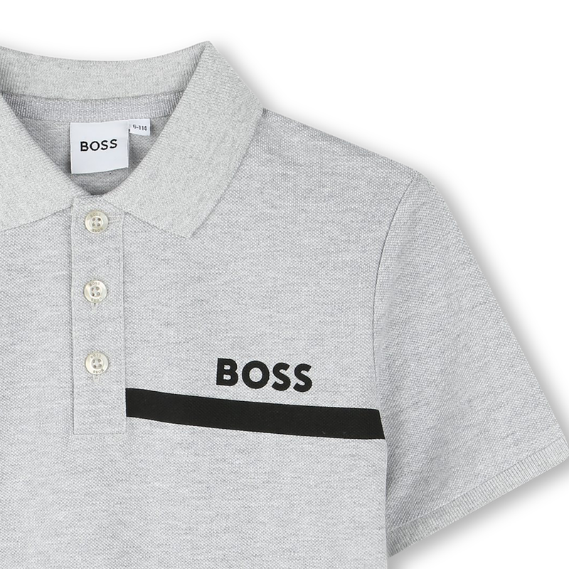 POLO DE MANGA CORTA BOSS 
                        NI&Ntilde;O