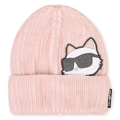 Gorro de punto KARL LAGERFELD KIDS NI&Ntilde;A