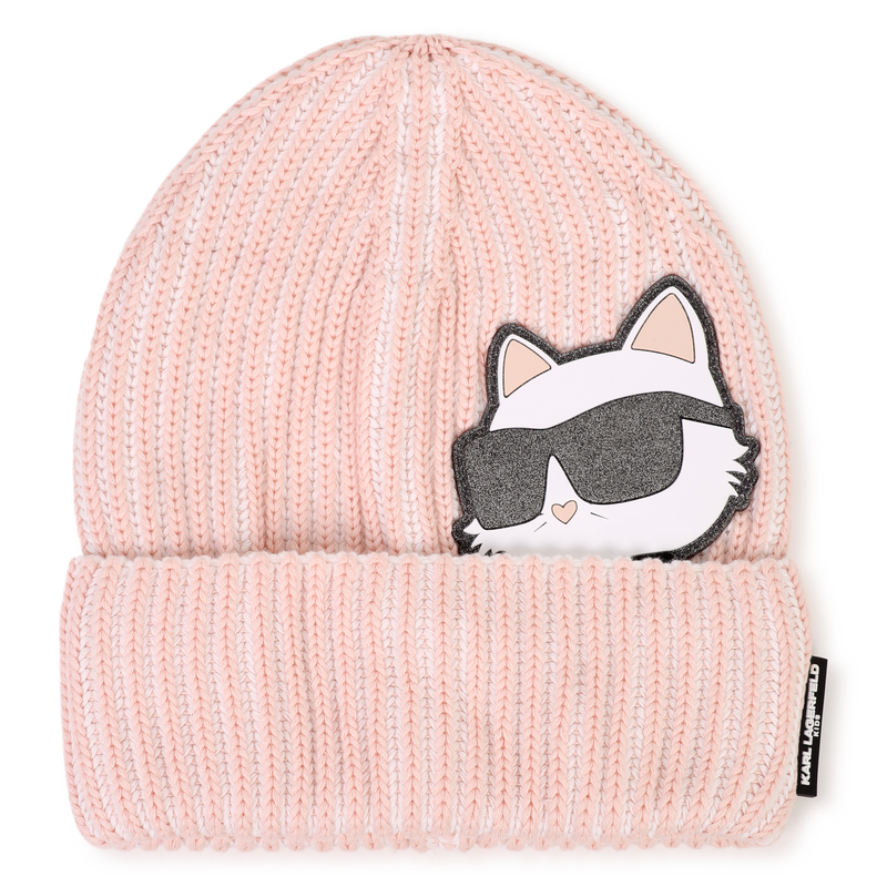 Gorro de punto KARL LAGERFELD KIDS 
                        NI&Ntilde;A