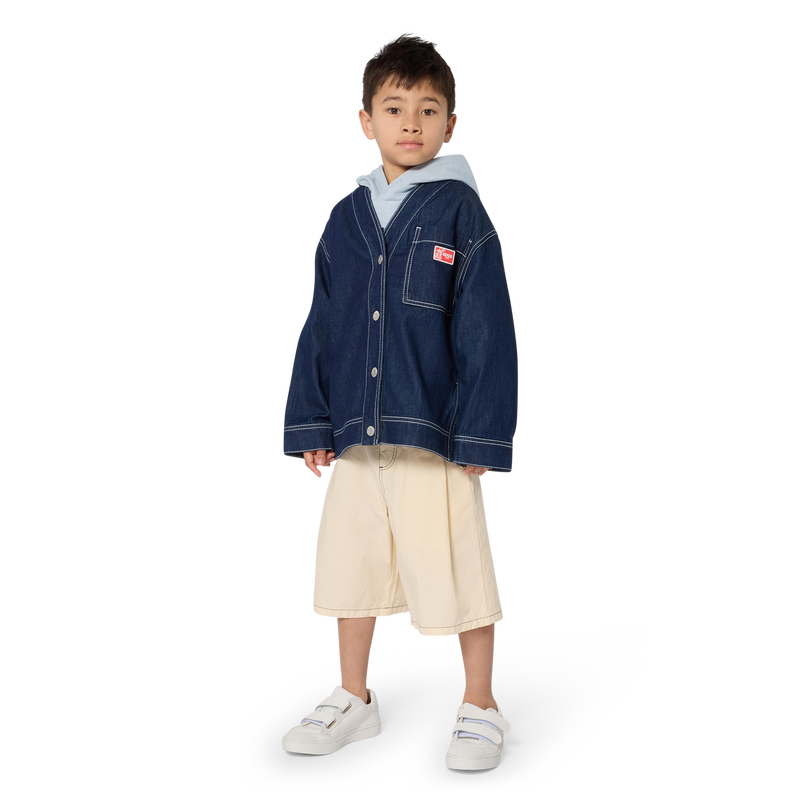CHAQUETA DE MEZCLILLA KENZO KIDS 
                        UNISEXO