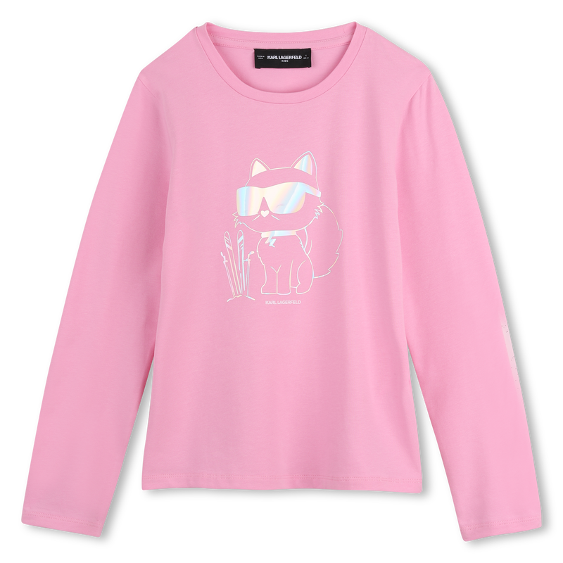 Camiseta de manga larga KARL LAGERFELD KIDS 
                        NI&Ntilde;A