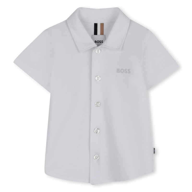CAMISA DE MANGA CORTA BOSS 
                        NI&Ntilde;O