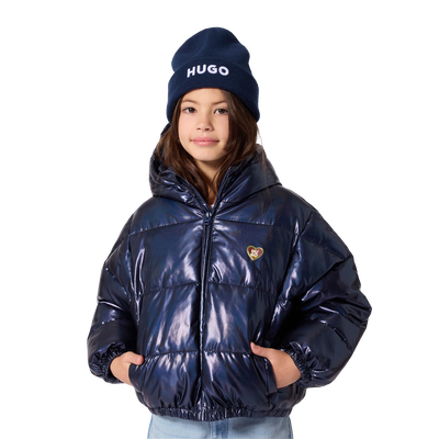 Chaqueta acolchada con capucha HUGO NI&Ntilde;A