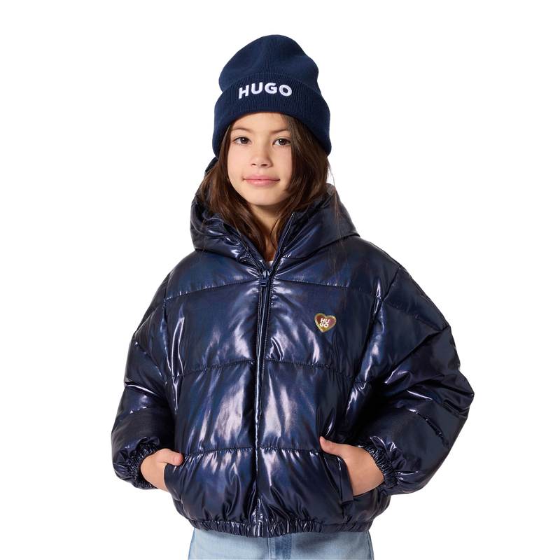 Chaqueta acolchada con capucha HUGO 
                        NI&Ntilde;A