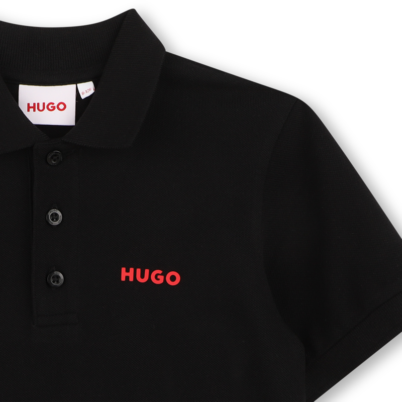 POLO MANGA CORTA HUGO 
                        NI&Ntilde;O