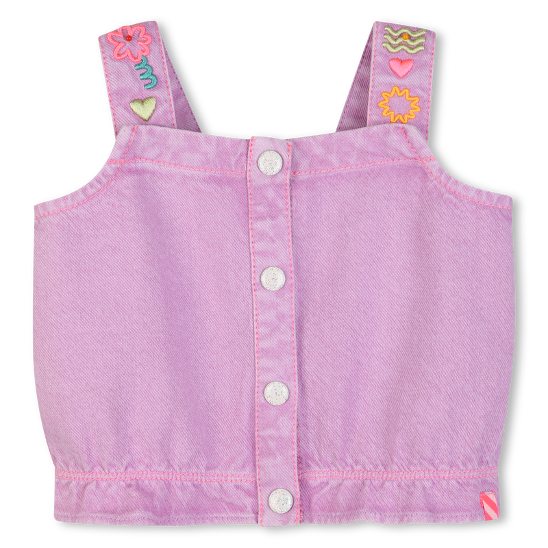 CONJUNTO DE CAMISETA DE TIRANTES + PANTAL&Oacute;N CORTO BILLIEBLUSH 
                        NI&Ntilde;A