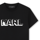 Camiseta de mangas cortas KARL LAGERFELD KIDS 
                    NI&Ntilde;O