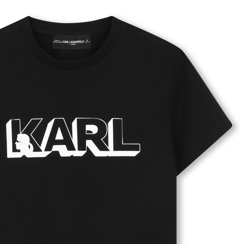 Camiseta de mangas cortas KARL LAGERFELD KIDS 
                        NI&Ntilde;O